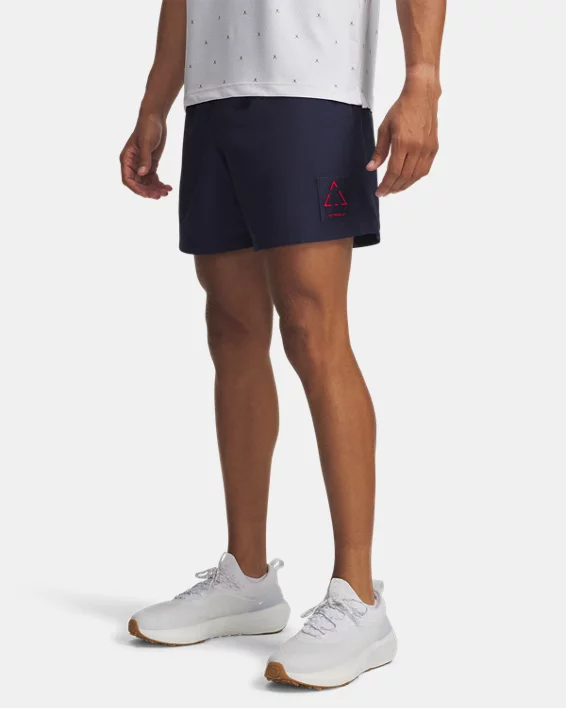 UA Warning Mens 5.75 Volley Shorts