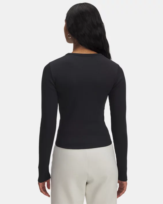 UA Rival Rib Womens Long Sleeve - Image 2