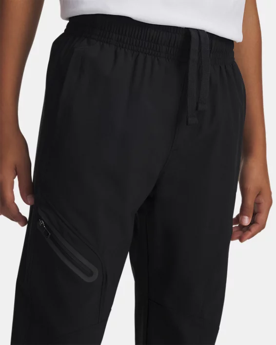 UA Unstoppable Woven Boys Joggers - Image 4