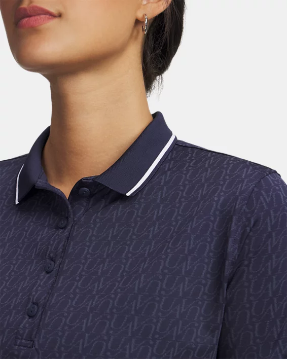 UA Drive Jacquard Womens Polo - Image 3