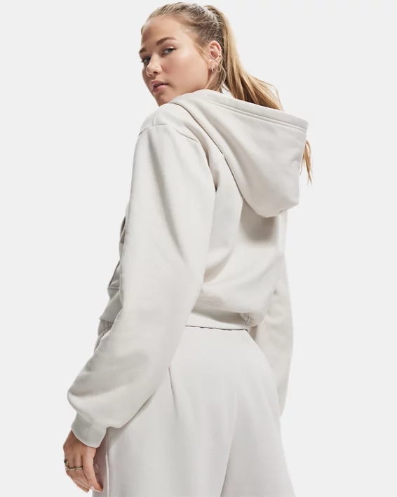 UA Icon Vida Fleece Womens Zip - Image 3