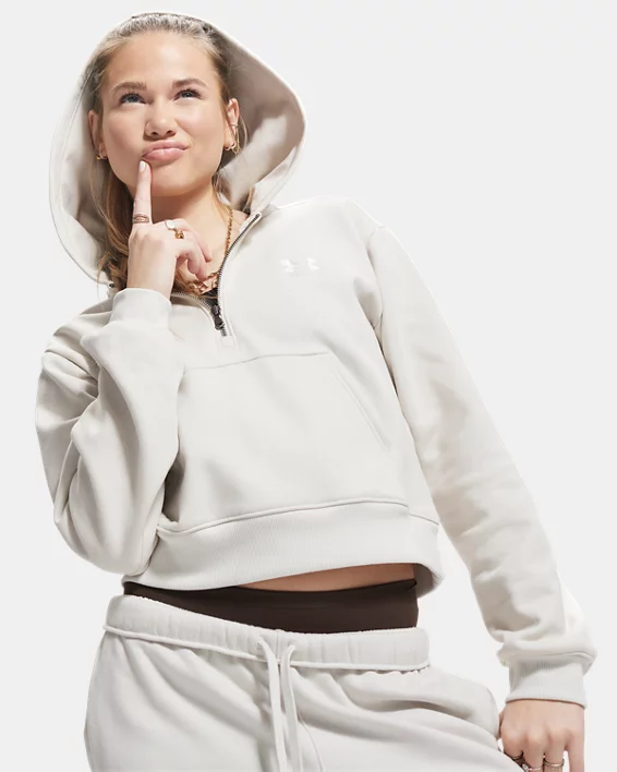 UA Icon Vida Fleece Womens Zip - Image 5