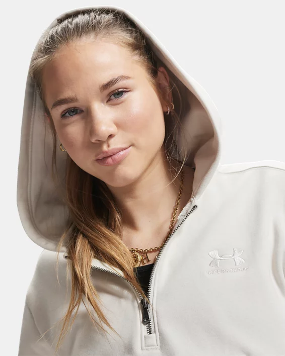 UA Icon Vida Fleece Womens Zip - Image 6