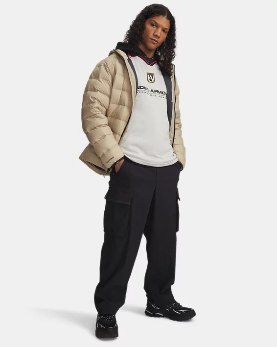 UA Unstoppable Textured Woven Mens Cargo Pants - Image 3