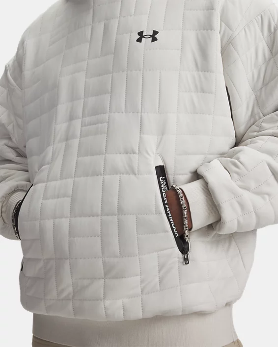 UA Unstoppable Fleece Textured Mens Hoodie - Image 3