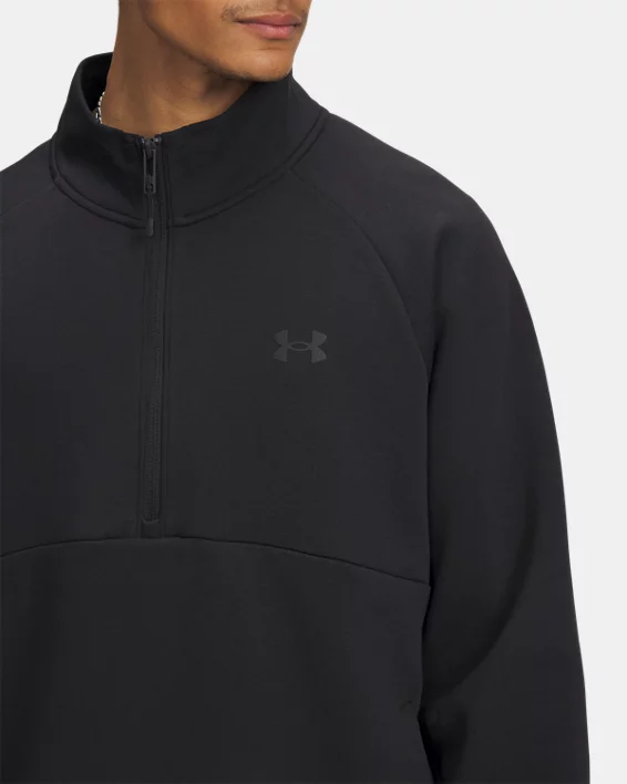 UA Unstoppable Fleece Mens Zip - Image 3