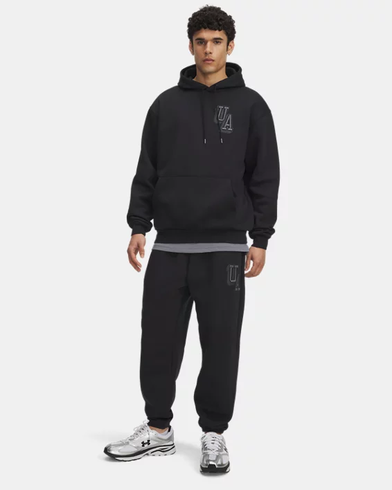 UA Icon Fleece Graphic Mens Joggers - Image 3
