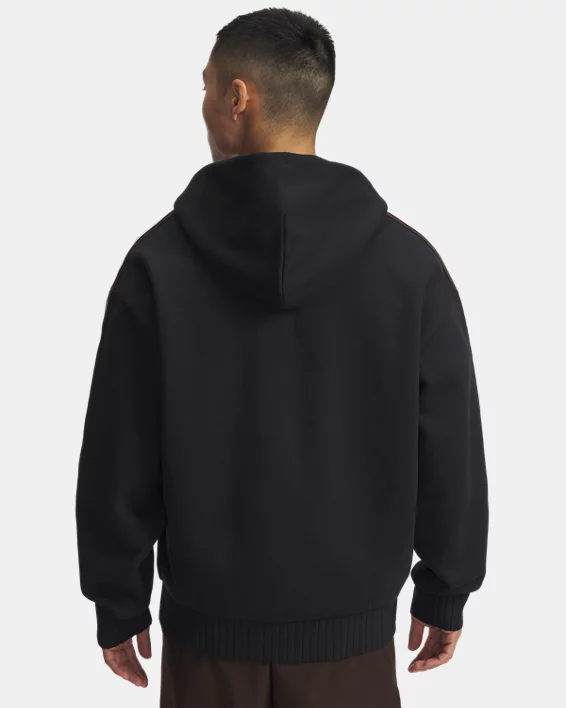 UA Icon Heavyweight Rib Mens Full Zip - Image 2