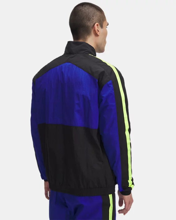 UA Icon Woven Mens Track Jacket - Image 2