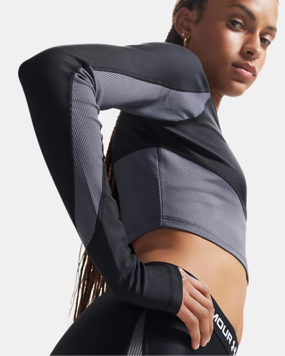 HeatGear Rib Womens Zip - Image 6
