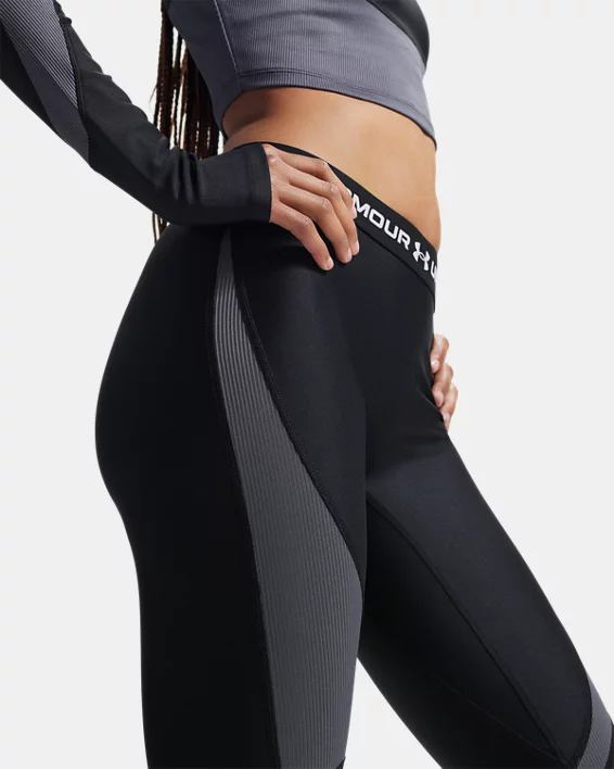 HeatGear Rib Womens Leggings - Image 6