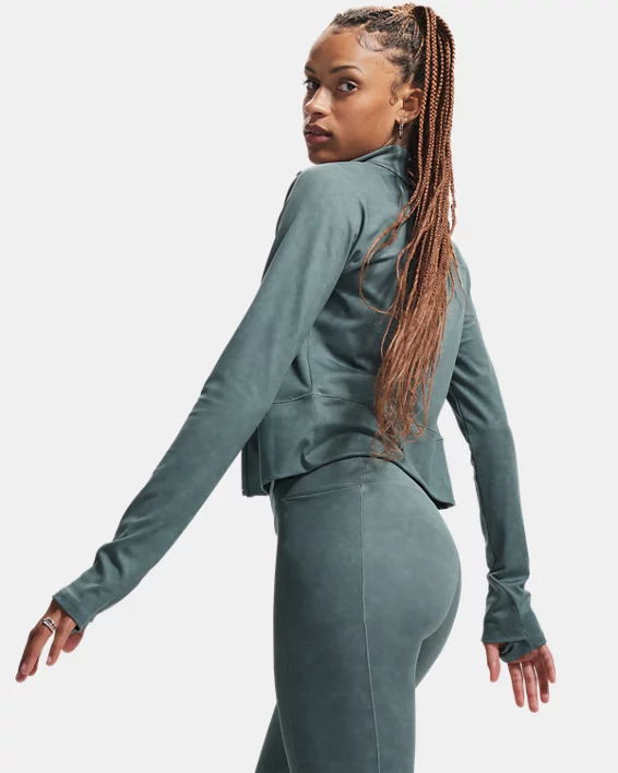 UA Meridian Suede Effect Womens Ankle Leggings - Image 6
