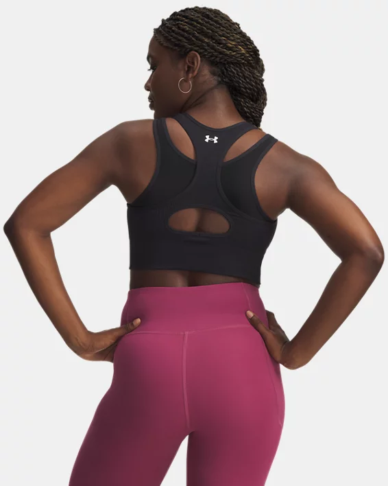 UA Vanish Seamless Mid Layer Womens Sports Bra - Image 6