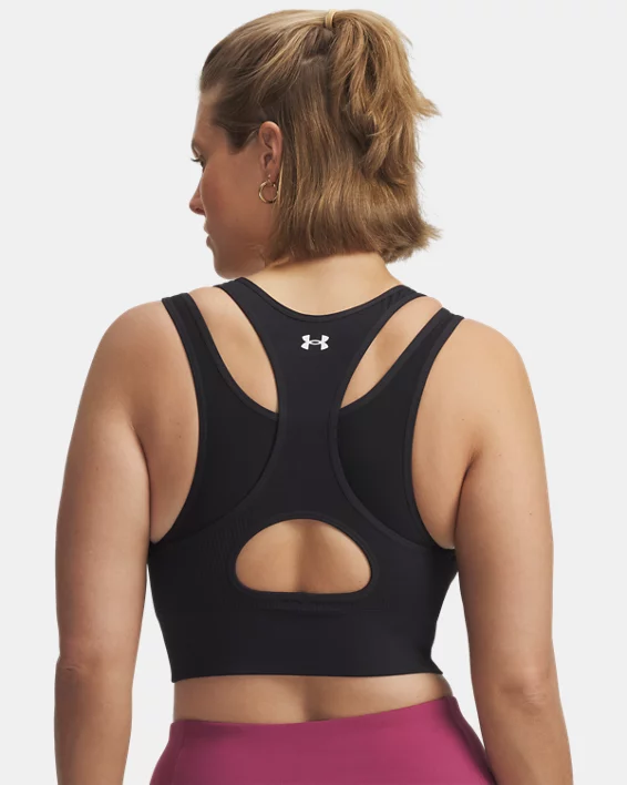 UA Vanish Seamless Mid Layer Womens Sports Bra - Image 8