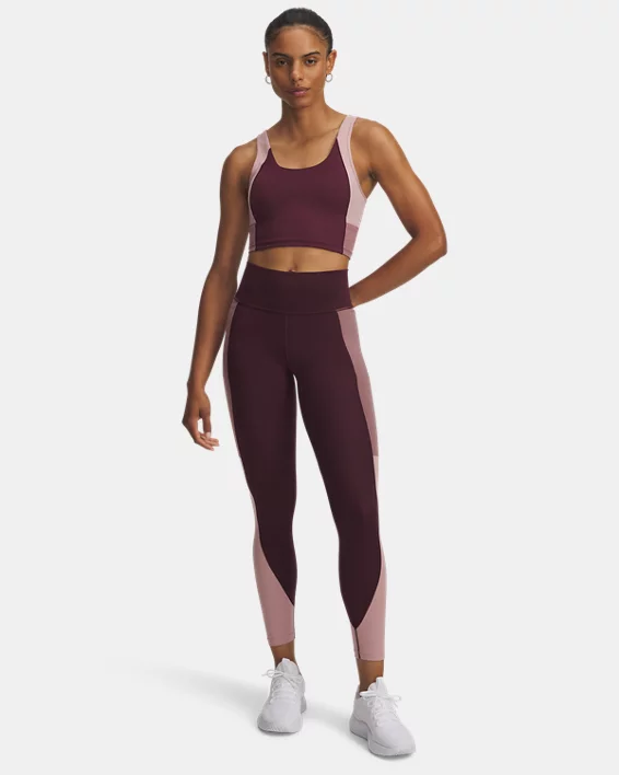 UA Meridian Colorblock Womens Ankle Leggings - Image 3