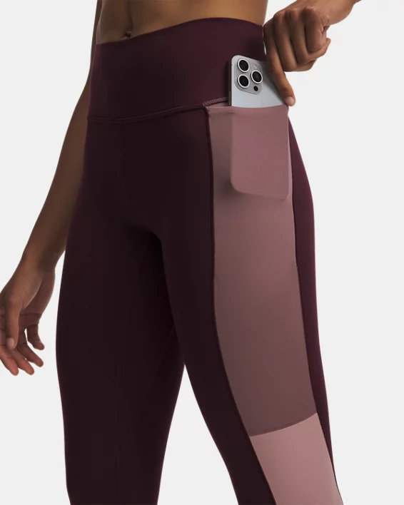 UA Meridian Colorblock Womens Ankle Leggings - Image 4