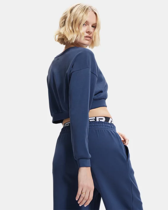 UA Meridian Lounge Womens Crop Crew - Image 3