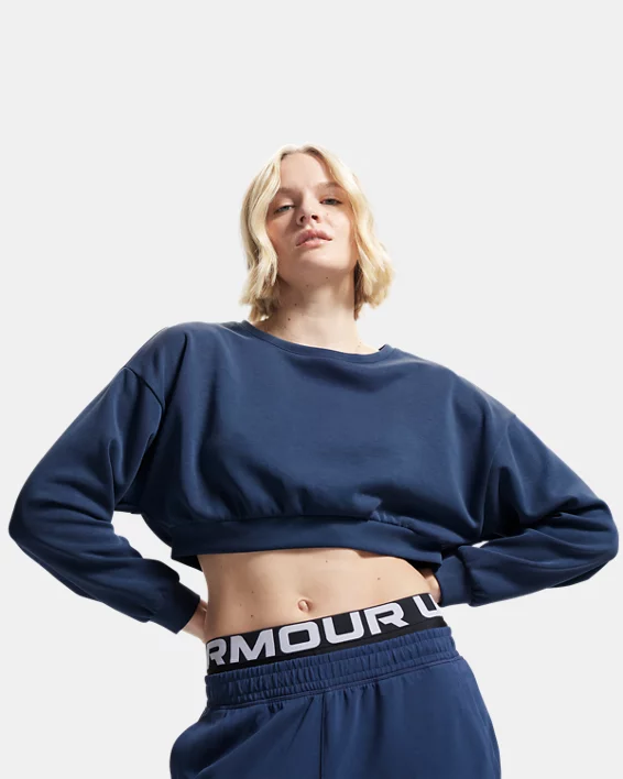 UA Meridian Lounge Womens Crop Crew - Image 5
