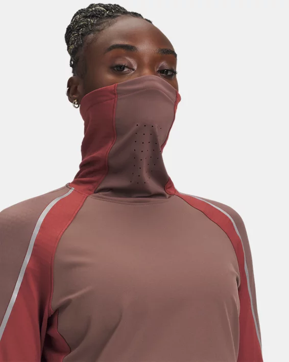 UA Halo Run Cold Weather Womens Funnel - Image 4