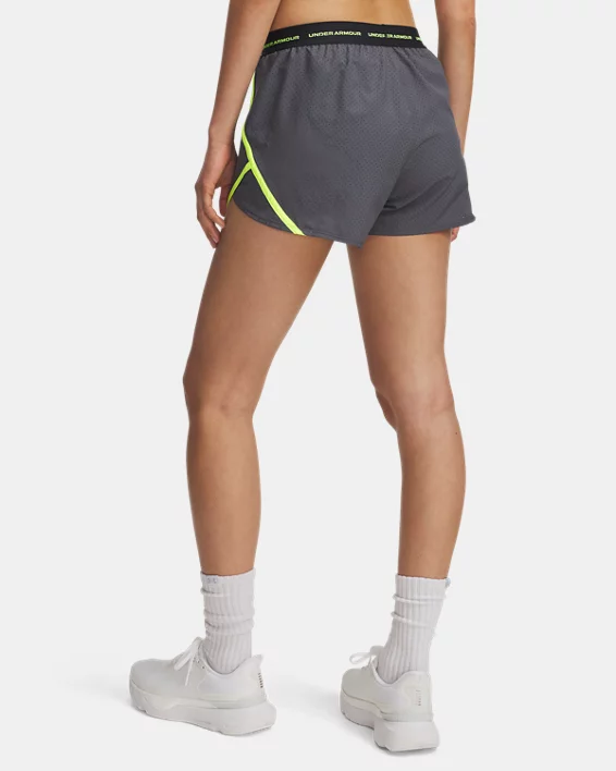 UA Fly By Womens 3 Shorts - Image 2