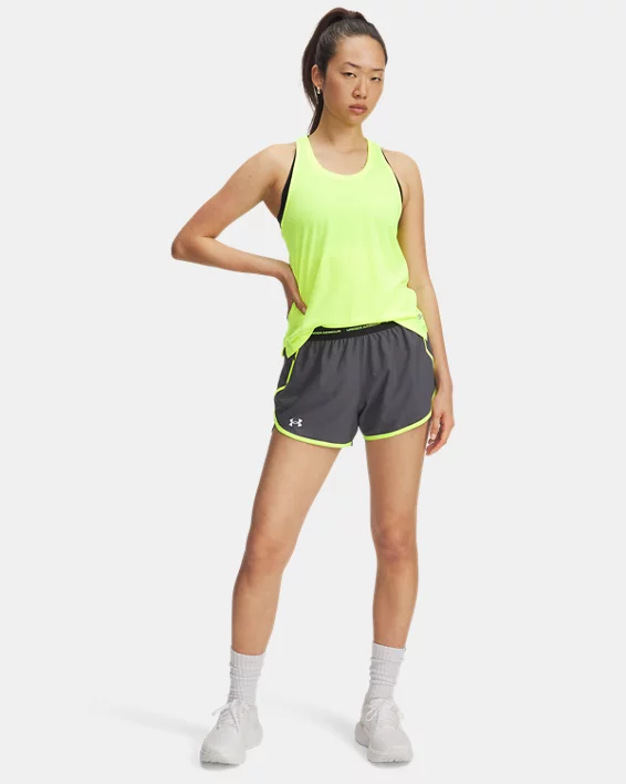 UA Fly By Womens 3 Shorts - Image 3
