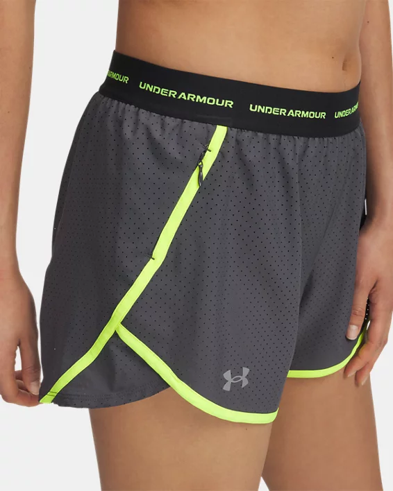 UA Fly By Womens 3 Shorts - Image 4