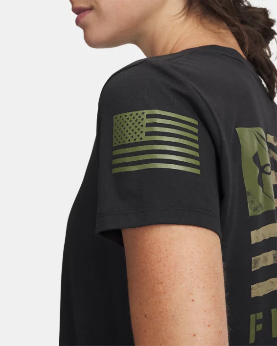 UA Freedom Banner Womens T-Shirt - Image 3