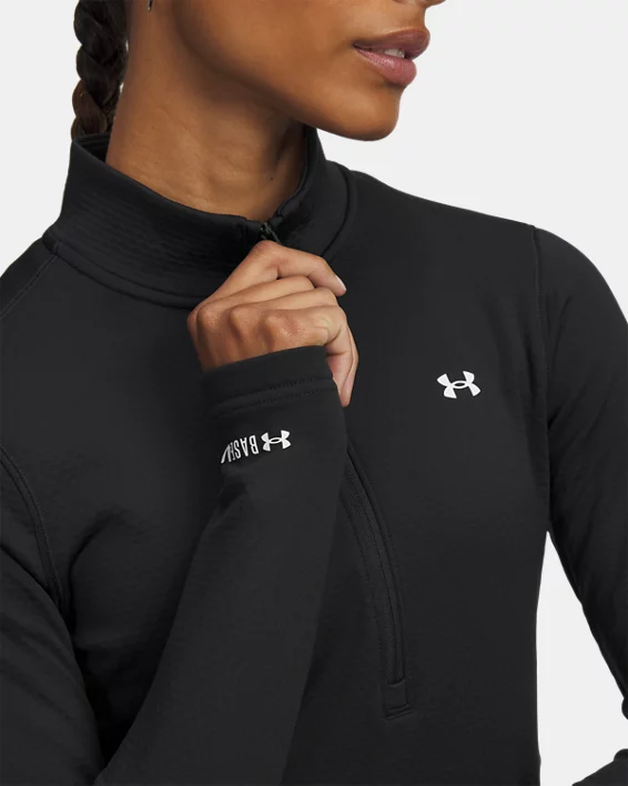 UA Base 4.0 Womens Zip - Image 3