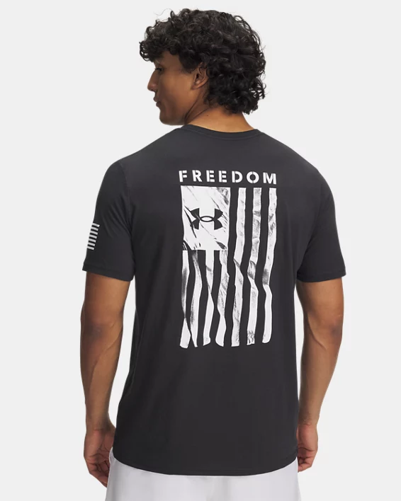 UA Freedom Flag Mens T-Shirt - Image 2