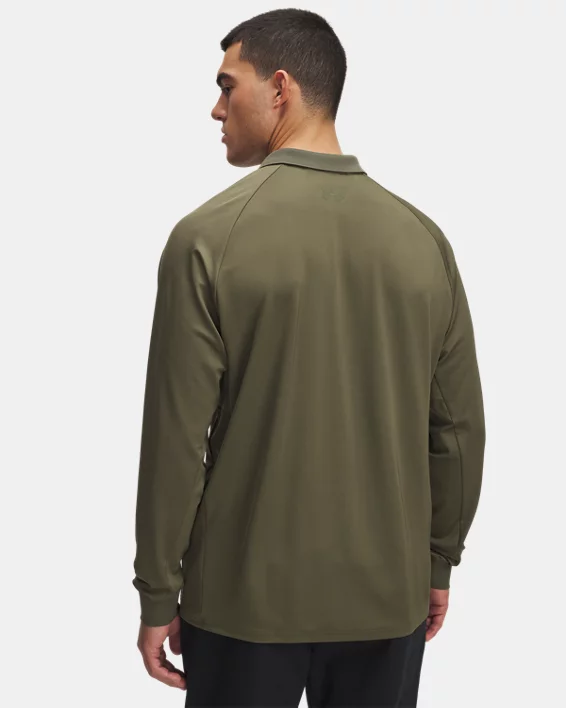 UA Tactical Performance Mens Long Sleeve Polo - Image 2