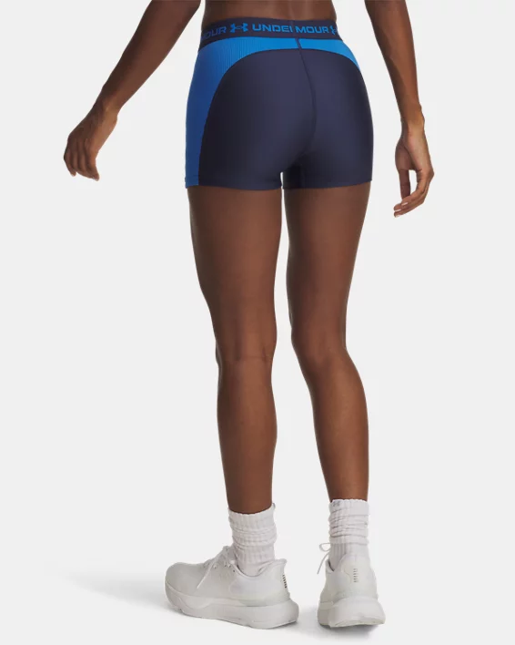 HeatGear Rib Shorty Womens 3 Shorts - Image 2
