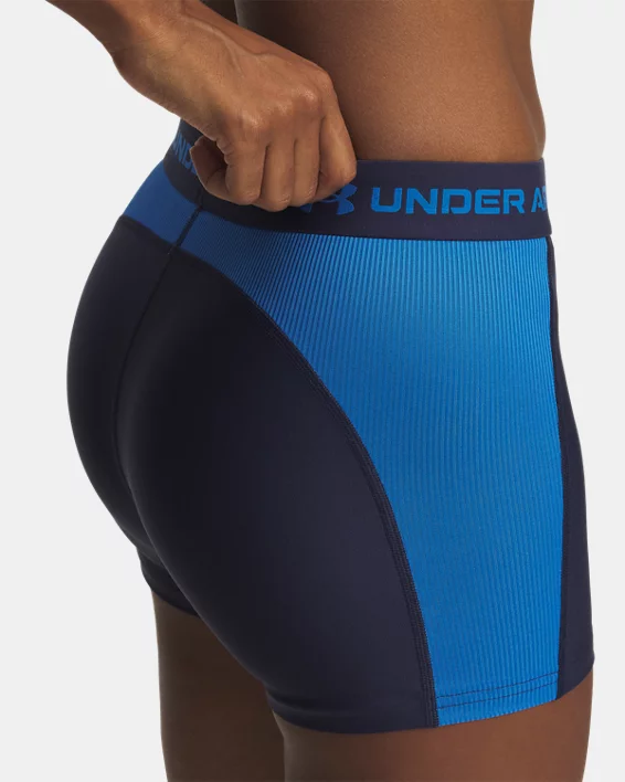 HeatGear Rib Shorty Womens 3 Shorts - Image 4