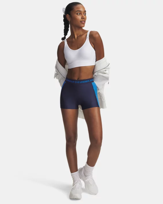 HeatGear Rib Shorty Womens 3 Shorts - Image 3