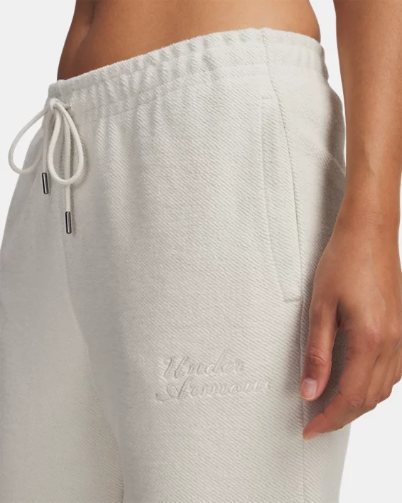 UA Icon Terry Varsity Womens Joggers - Image 4