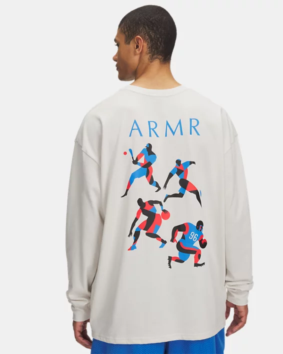 UA Modern Sport Heavyweight Mens Oversized Long Sleeve - Image 2