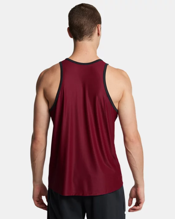 Project Rock Red One Iso-Chill Mens Tank - Image 2