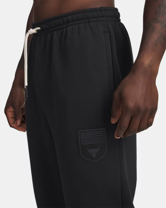 Project Rock Icon Fleece Veterans Day Mens Pants - Image 4