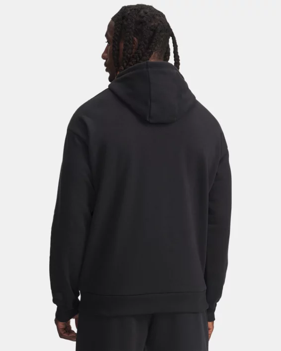 Project Rock Icon Fleece Veterans Day Mens Hoodie - Image 2