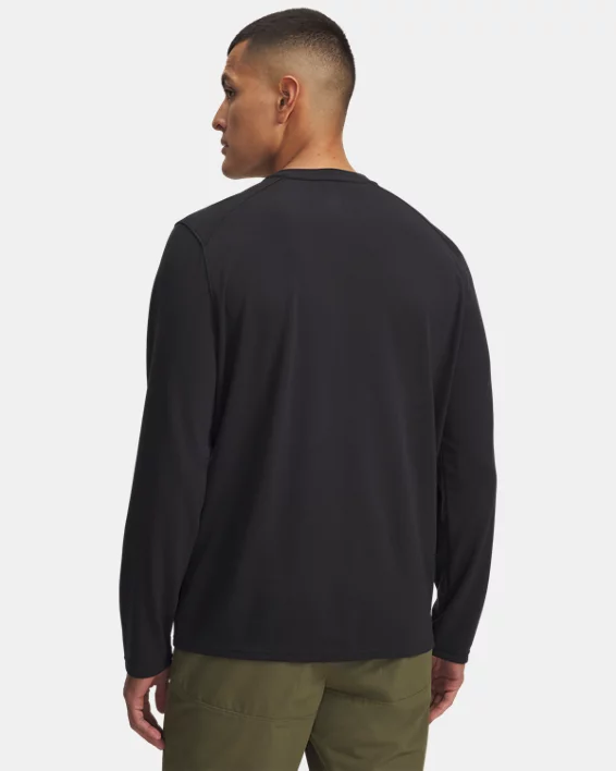 UA Expanse ColdGear Infrared Mens Long Sleeve Henley - Image 2