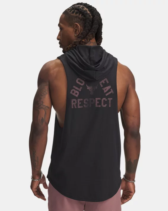 Project Rock Mens Sleeveless Hoodie - Image 2
