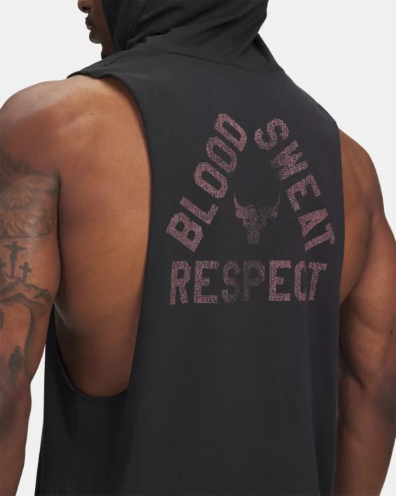 Project Rock Mens Sleeveless Hoodie - Image 3