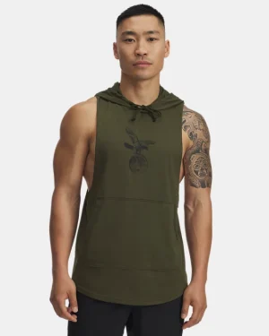 Project Rock Mens Sleeveless Hoodie