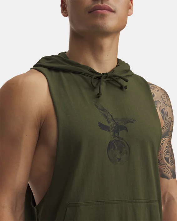 Project Rock Mens Sleeveless Hoodie - Image 3