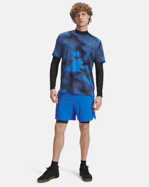 UA Vanish Woven Printed Mens 2-in-1 Shorts - Image 3
