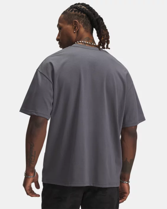 UA U Logo Heavyweight Mens Short Sleeve - Image 3