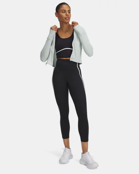 UA Meridian Piped Womens Ankle Leggings - Image 3