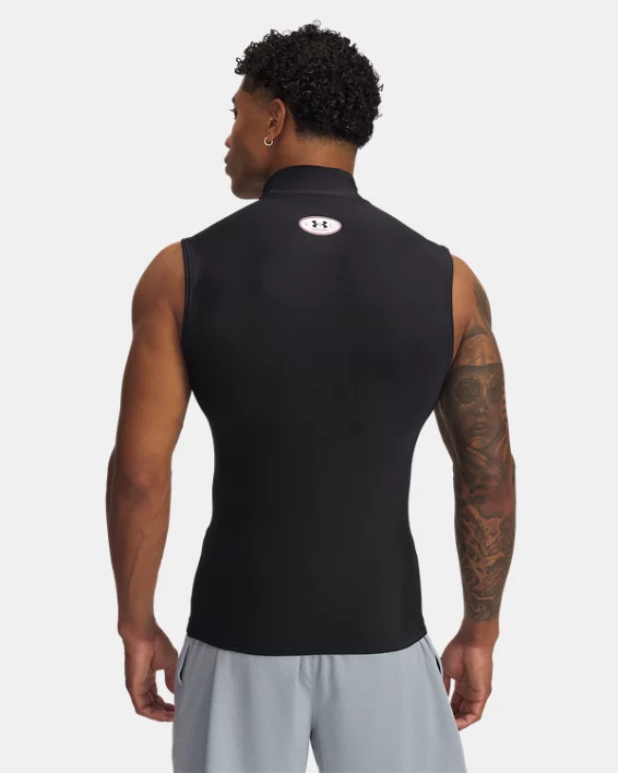 HeatGear OG Mens Sleeveless Mock - Image 2