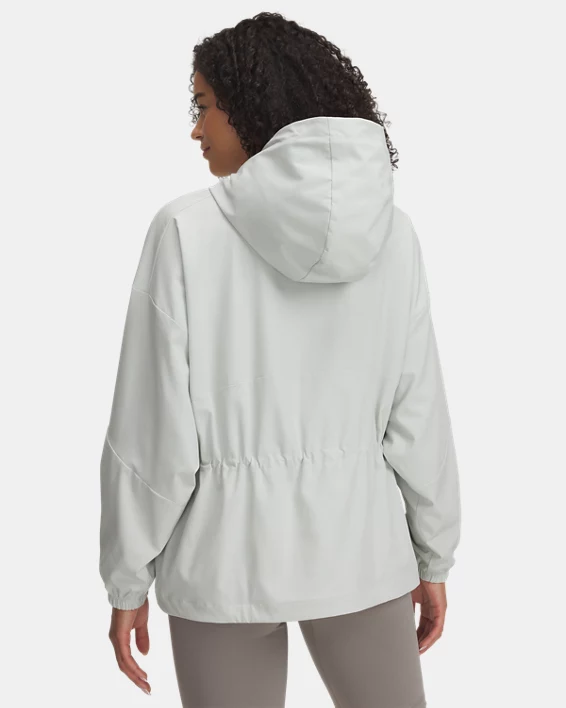 UA Rival Woven Womens Oversized Jacket - Image 2