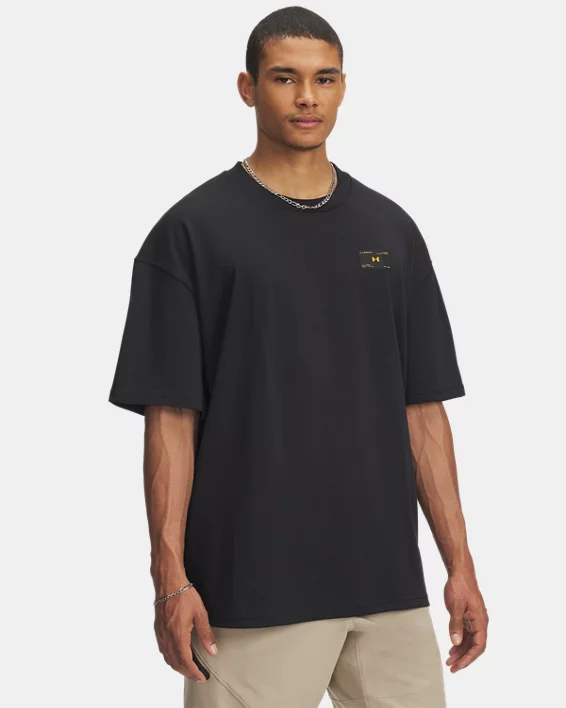 UA Woven Label Heavyweight Mens Short Sleeve
