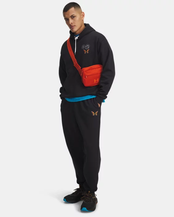 UA Icon Fleece Day Of The Dead Mens Joggers - Image 3